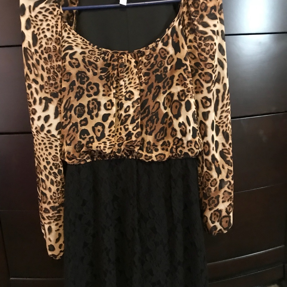 Cheetah print dress